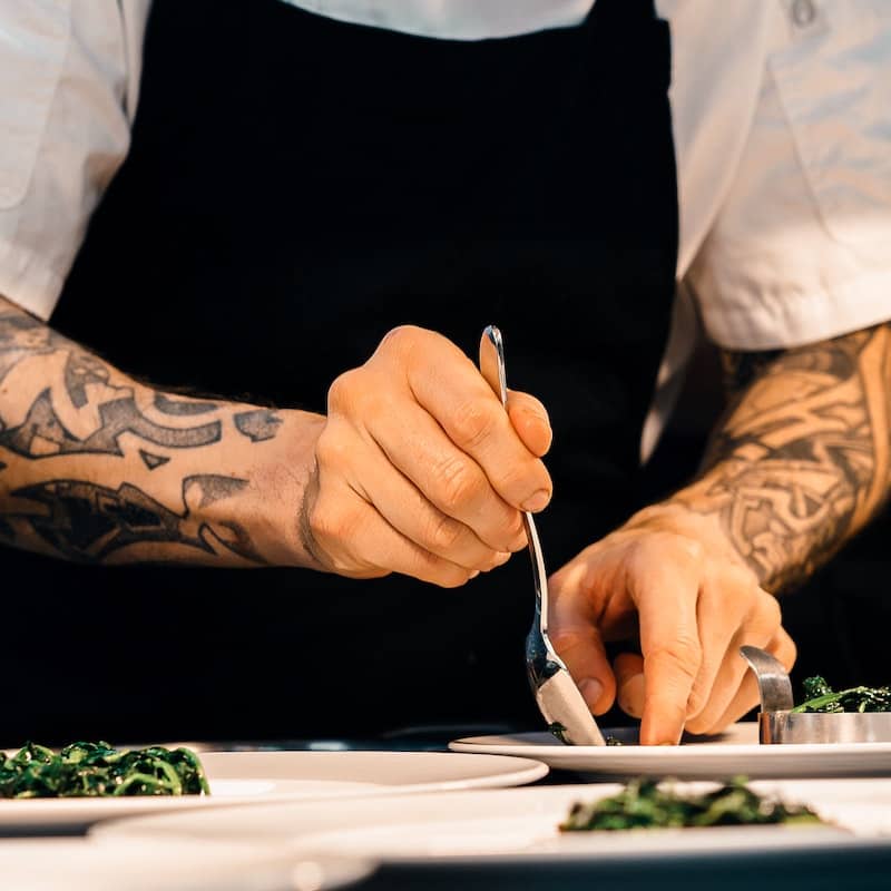 photos of arranges food